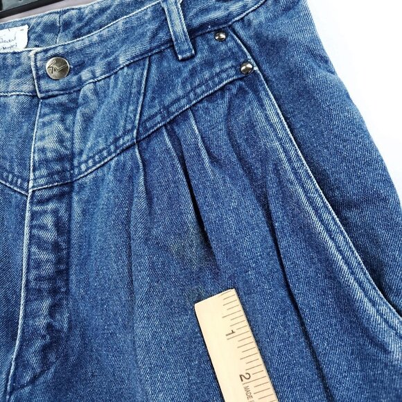 Vintage Gloria Vanderbilt by Murjani Jeans Size 12 High Pleated Straight Leg - Picture 6 of 14